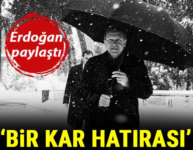 Cumhurbaşkanı Erdoğan´dan Kar Hatırası