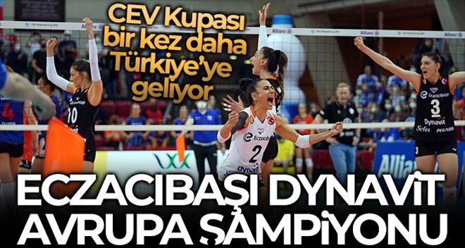  Eczacıbaşı Dynavit, CEV Kupası´nda Şampiyon