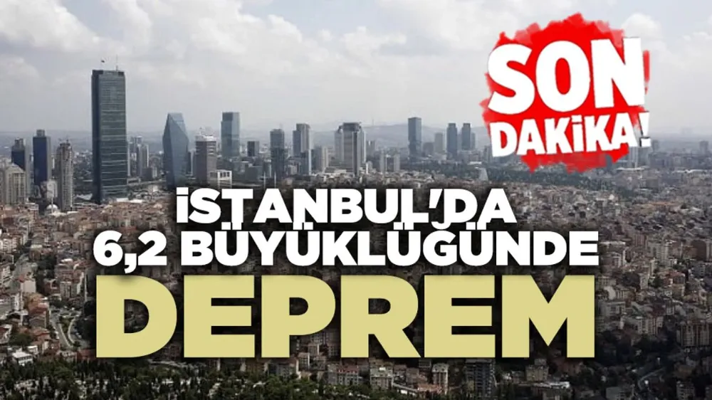 İstanbul’da Büyük Deprem; 6,2